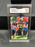 GMA Graded 2020 Panini Chronicles Draft Prestige JUSTIN HERBERT Chargers ROOKIE Football Card - GEM