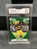 GMA Graded 2020 Panini Contenders Draft Class JUSTIN HERBERT Chargers ROOKIE Football Card - NM-MT+