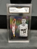 GMA Graded 2019-20 Panini Chronicles Essentials TYLER HERRO Heat ROOKIE Basketball Card - GEM MINT