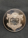 1/2 Ounce .999 Fine Silver Seattle Washington Silver Bullion Round Coin