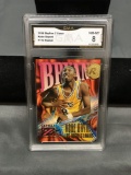 GMA Graded 1996-97 Skybox Z-Force #142 KOBE BRYANT Lakers ROOKIE Basketball Card - NM-MT 8