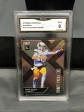 GMA Graded 2018 Elite Draft SP Variation JOSH ALLEN Bills ROOKIE Football Card - MINT 9