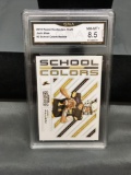 GMA Graded 2018 Panini Contenders Draft School Colors JOSH ALLEN Bills ROOKIE Football Card - NM-MT+