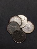 5 Count Lot of Canadian Silver Dimes from Estate Collection