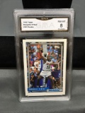 GMA Graded 1992-93 Topps #362 SHAQUILLE O'NEAL Lakers Magic ROOKIE Basketball Card - NM-MT 8