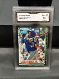 GMA Graded 2019 Topps Holiday VLADIMIR GUERRERO JR. Blue Jays ROOKIE Baseball Card - GEM MINT 10