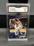 GMA Graded 2019-20 Panini Chronicles Prestige ZION WILLIAMSON Pelicans ROOKIE Basketball Card - GEM