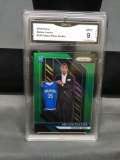 GMA Graded 2018-19 Panini Prizm Green Prizm MELVIN FRAZIER Magic ROOKIE Basketball Card - MINT 9