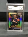 GMA Graded 2018-19 Panini Prizm Silver Prizm LONZO BALL Lakers Basketball Card - NM+ 7.5