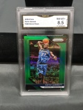 GMA Graded 2018-19 Panini Prizm Green Prizm KEVIN GARNETT Wolves Basketball Card - NM-MT+ 8.5