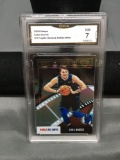 GMA Graded 2019-20 Hoops Lights Camera Action Holo LUKA DONCIC Mavs Basketball Card - NM 7