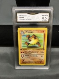 GMA Graded 1999 Pokemon Jungle 1st Edition #43 PRIMEAPE Trading Card - NM-MT+ 8.5