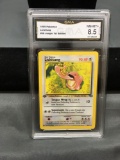 GMA Graded 1999 Pokemon Jungle 1st Edition #38 LICKITUNG Trading Card - NM-MT+ 8.5