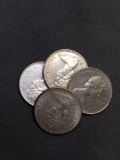 4 Count Lot of Canadian Silver Dimes from Estate Collection