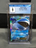 CGC Graded 2016 Pokemon Primal Clash #38 WAILORD EX Holofoil Rare Trading Card - MINT 9