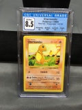 CGC Graded 1999 Pokemon Base Set Shadowless #46 CHARMANDER Trading Card - NM-MT+ 8.5