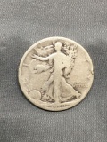 1920 United States Walking Liberty Silver Half Dollar - 90% Silver Coin