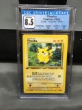 CGC Graded 1999 Pokemon Jungle 1st Edition #60 PIKACHU Trading Card - NM-MT+ 8.5