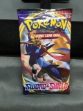 Factory Sealed Pokemon SWORD & SHIELD Base Set 10 Card Booster Pack