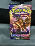 Factory Sealed Pokemon SWORD & SHIELD Base Set 10 Card Booster Pack