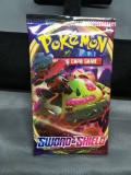 Factory Sealed Pokemon SWORD & SHIELD Base Set 10 Card Booster Pack
