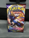 Factory Sealed Pokemon SWORD & SHIELD Base Set 10 Card Booster Pack
