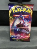 Factory Sealed Pokemon SWORD & SHIELD Base Set 10 Card Booster Pack