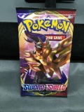 Factory Sealed Pokemon SWORD & SHIELD Base Set 10 Card Booster Pack