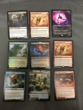 9 Card Lot of Magic the Gathering GOLD SYMBOL Rare Cards from Huge Collection