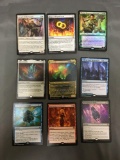 9 Card Lot of Magic the Gathering GOLD SYMBOL Rare Cards from Huge Collection