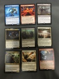 9 Card Lot of Magic the Gathering GOLD SYMBOL Rare Cards from Huge Collection