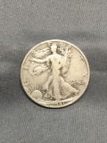 1941-D United States Walking Liberty Silver Half Dollar - 90% Silver Coin
