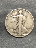 1940-S United States Walking Liberty Silver Half Dollar - 90% Silver Coin
