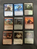 9 Card Lot of Magic the Gathering GOLD SYMBOL Rare Cards from Huge Collection