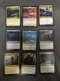 9 Card Lot of Magic the Gathering GOLD SYMBOL Rare Cards from Huge Collection