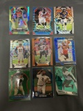 9 Card Lot of Mixed Sports Prizms & Refractors with Rookies & Stars from Huge Collection