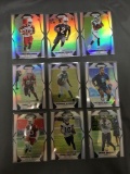 9 Card Lot of Mixed Sports Prizms & Refractors with Rookies & Stars from Huge Collection