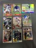 9 Card Lot of Mixed Sports Prizms & Refractors with Rookies & Stars from Huge Collection