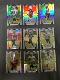 9 Card Lot of Mixed Sports Prizms & Refractors with Rookies & Stars from Huge Collection