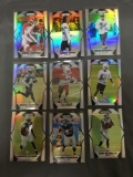 9 Card Lot of Mixed Sports Prizms & Refractors with Rookies & Stars from Huge Collection