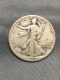 1943-D United States Walking Liberty Silver Half Dollar - 90% Silver Coin