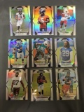 9 Card Lot of Mixed Sports Prizms & Refractors with Rookies & Stars from Huge Collection