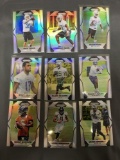 9 Card Lot of Mixed Sports Prizms & Refractors with Rookies & Stars from Huge Collection