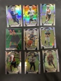9 Card Lot of Mixed Sports Prizms & Refractors with Rookies & Stars from Huge Collection