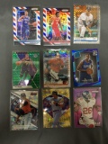 9 Card Lot of Mixed Sports Prizms & Refractors with Rookies & Stars from Huge Collection