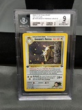 BGS Graded 2000 Pokemon Gym Challenge 1st Edition #8 GIOVANNI'S PERSIAN Holofoil Rare Trading Card -