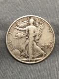 1944 United States Walking Liberty Silver Half Dollar - 90% Silver Coin