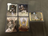 5 Card Lot of 1998 CHARLES WOODSON Raiders Packers ROOKIE Football Cards