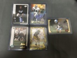 5 Card Lot of 1998 CHARLES WOODSON Raiders Packers ROOKIE Football Cards
