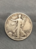 1943-S United States Walking Liberty Silver Half Dollar - 90% Silver Coin